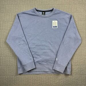 Nike SB Crewneck Sweatshirt Men Medium Purple Skater Sportswear Boxy Fit